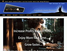 Tablet Screenshot of mybiziq.com